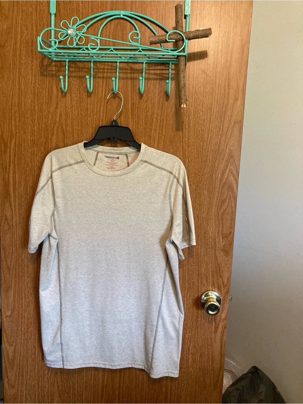 Swiss Tech Light Tan Short-Sleeve Performance Tee